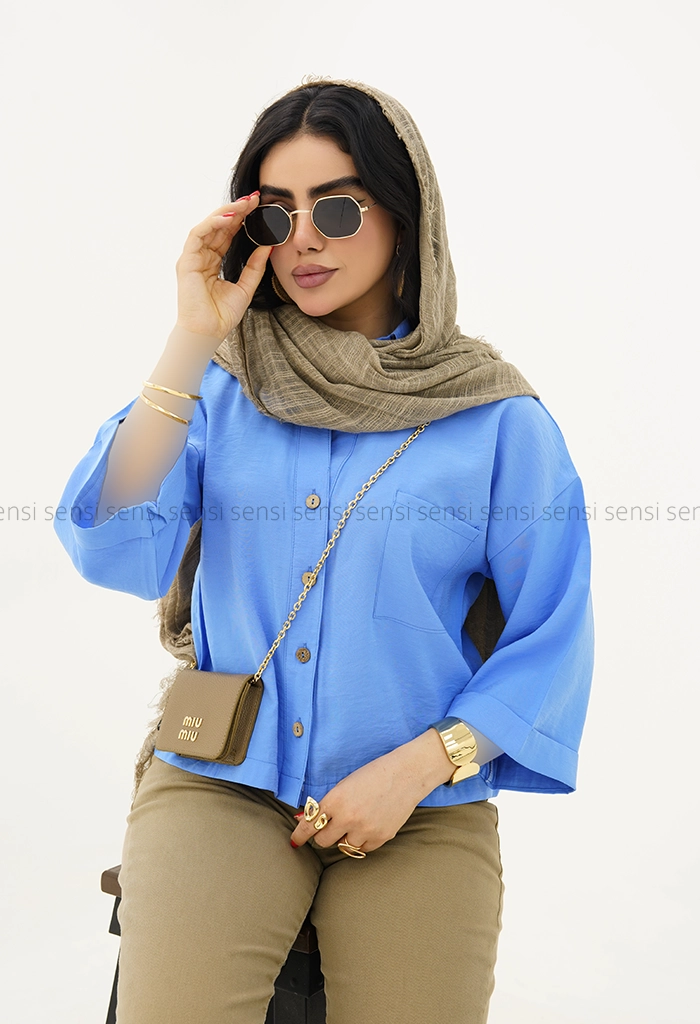 شومیز باکسی پری مودال کد1005491
